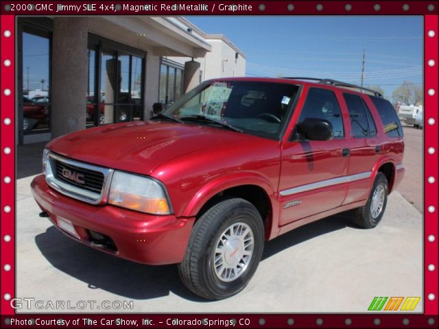 2000 GMC Jimmy SLE 4x4 in Magnetic Red Metallic