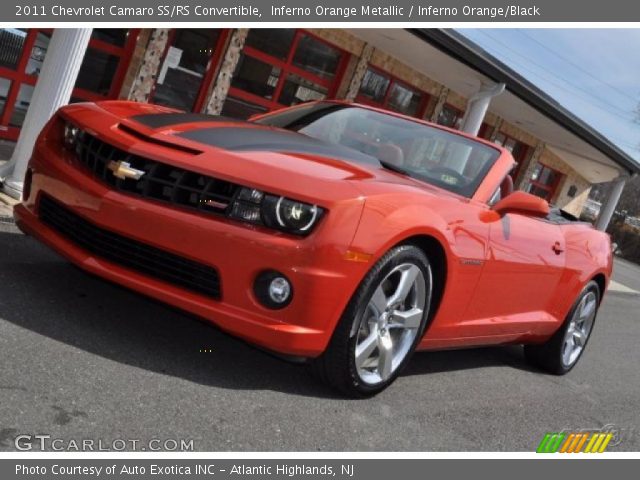 2011 Chevrolet Camaro SS/RS Convertible in Inferno Orange Metallic