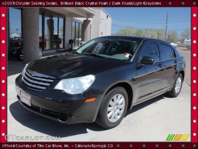 2007 Chrysler Sebring Sedan in Brilliant Black Crystal Pearl