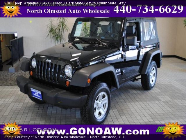 2008 Jeep Wrangler X 4x4 in Black