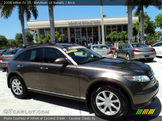 2008 Infiniti FX 35 in Beryllium 16 Metallic