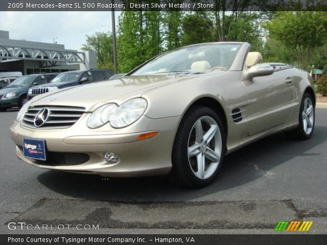 2005 Mercedes-Benz SL 500 Roadster in Desert Silver Metallic