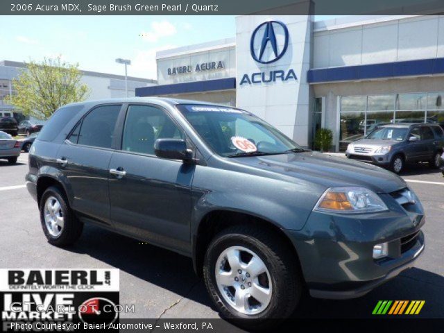 2006 Acura MDX  in Sage Brush Green Pearl