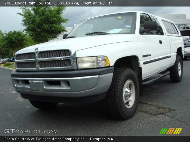 2001 Dodge Ram 1500 SLT Club Cab 4x4 in Bright White