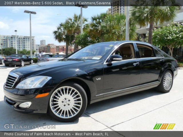 2007 Mercedes-Benz S 600 Sedan in Black