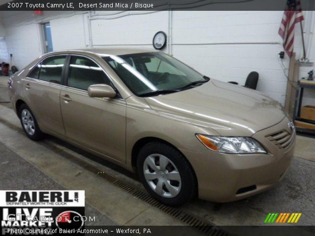 2007 Toyota Camry LE in Desert Sand Mica