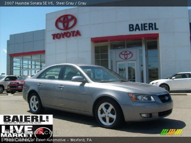 2007 Hyundai Sonata SE V6 in Steel Gray