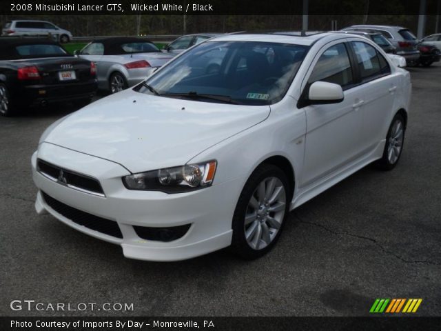 2008 Mitsubishi Lancer GTS in Wicked White
