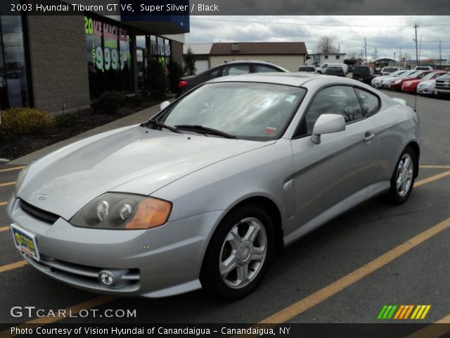 2003 Hyundai Tiburon GT V6 in Super Silver