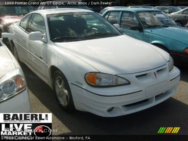 1999 Pontiac Grand Am GT Coupe in Arctic White