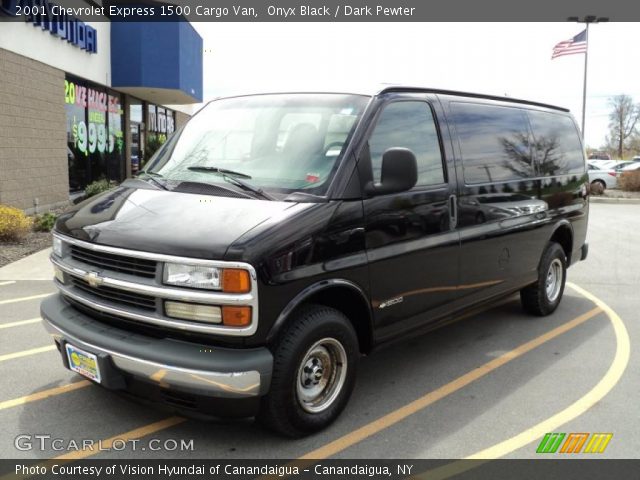 2001 Chevrolet Express 1500 Cargo Van in Onyx Black