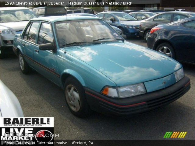 1993 Chevrolet Cavalier VL Sedan in Medium Quasar Blue Metallic