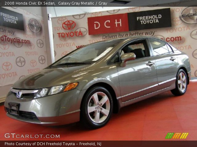 2008 Honda Civic EX Sedan in Galaxy Gray Metallic