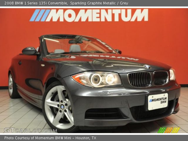 2008 BMW 1 Series 135i Convertible in Sparkling Graphite Metallic