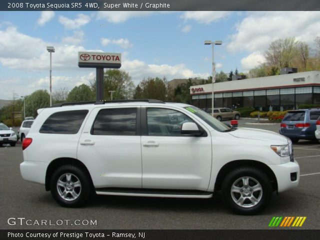 2008 Toyota Sequoia SR5 4WD in Super White