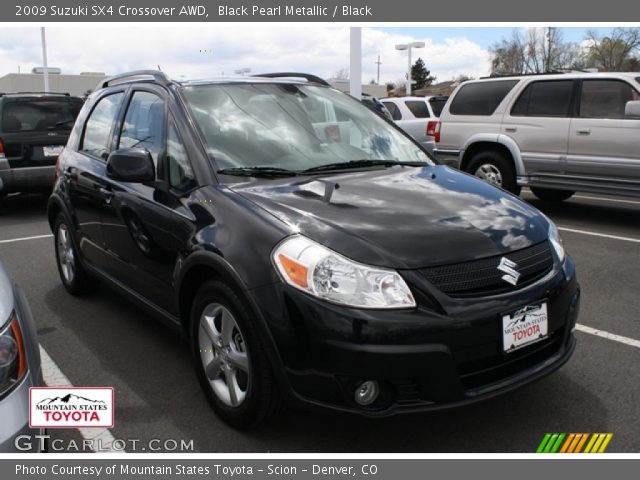 2009 Suzuki SX4 Crossover AWD in Black Pearl Metallic