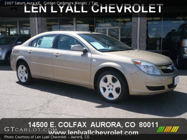 2007 Saturn Aura XE in Golden Cashmere Metallic