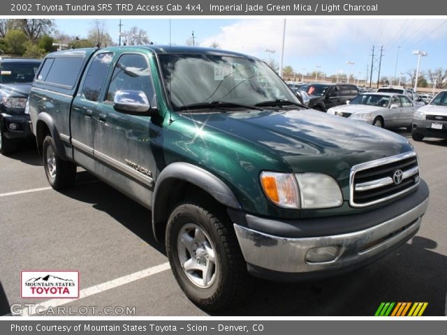 2002 Toyota Tundra SR5 TRD Access Cab 4x4 in Imperial Jade Green Mica