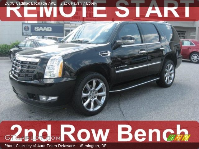 2008 Cadillac Escalade AWD in Black Raven