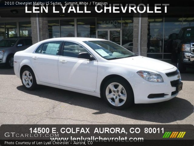 2010 Chevrolet Malibu LS Sedan in Summit White