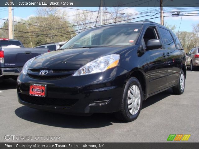 2008 Toyota Sienna LE in Black