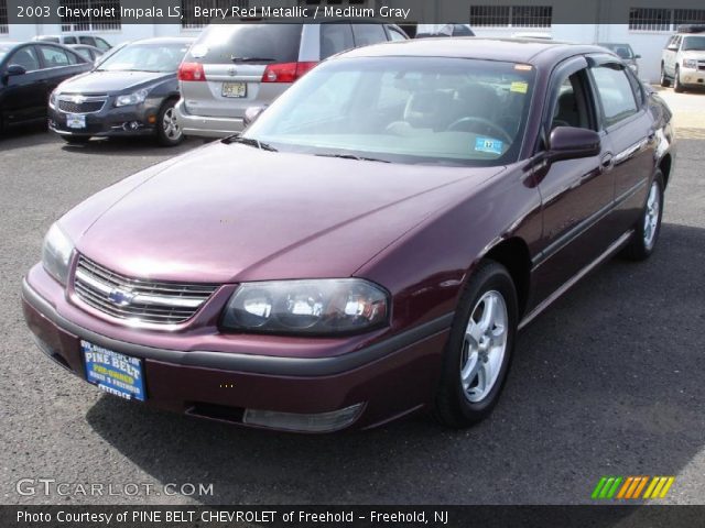 2003 Chevrolet Impala LS in Berry Red Metallic