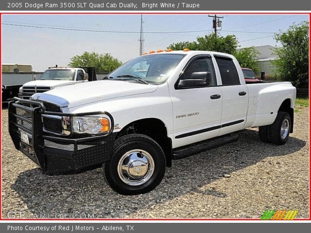 2005 Dodge Ram 3500 SLT Quad Cab Dually in Bright White