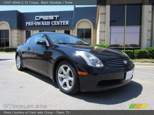2005 Infiniti G 35 Coupe in Black Obsidian