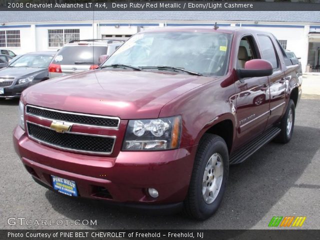 2008 Chevrolet Avalanche LT 4x4 in Deep Ruby Red Metallic