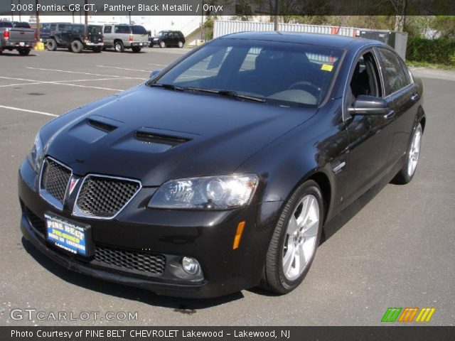 2008 Pontiac G8 GT in Panther Black Metallic