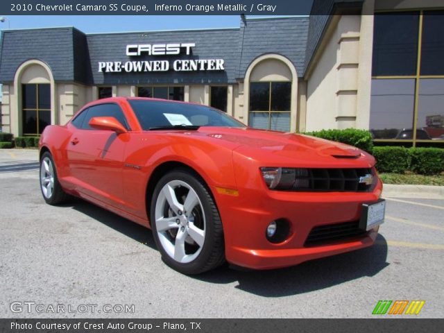 2010 Chevrolet Camaro SS Coupe in Inferno Orange Metallic