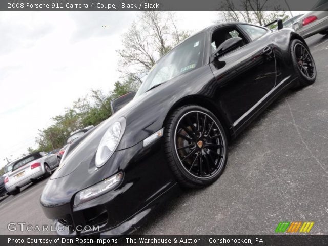 2008 Porsche 911 Carrera 4 Coupe in Black