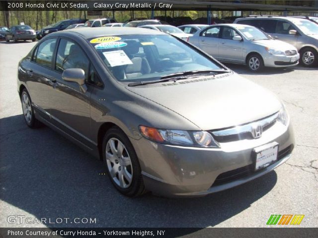 2008 Honda Civic LX Sedan in Galaxy Gray Metallic