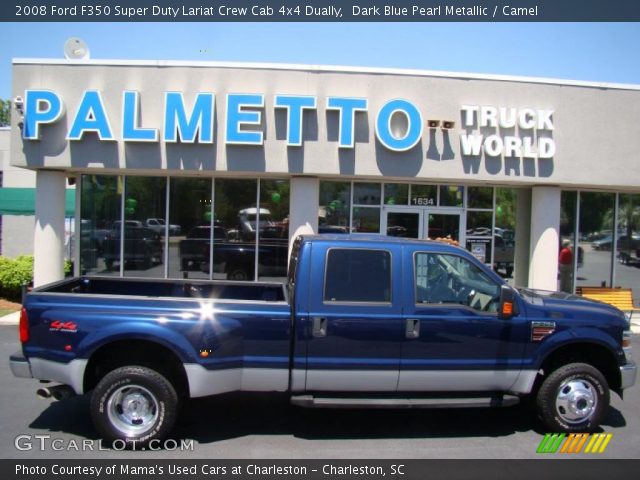 2008 Ford F350 Super Duty Lariat Crew Cab 4x4 Dually in Dark Blue Pearl Metallic