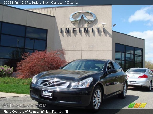 2008 Infiniti G 35 x Sedan in Black Obsidian