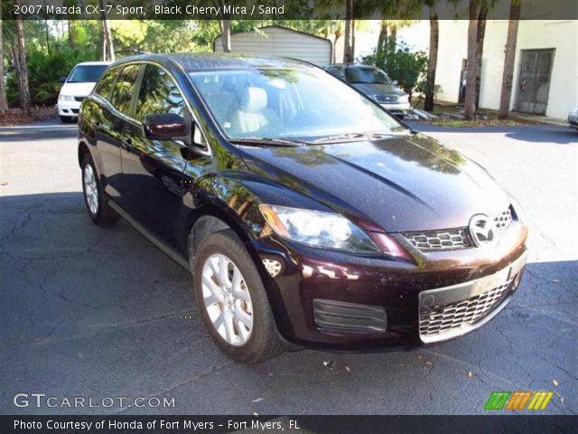 2007 Mazda CX-7 Sport in Black Cherry Mica