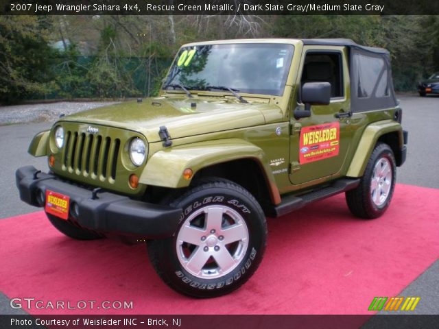 2007 Jeep Wrangler Sahara 4x4 in Rescue Green Metallic