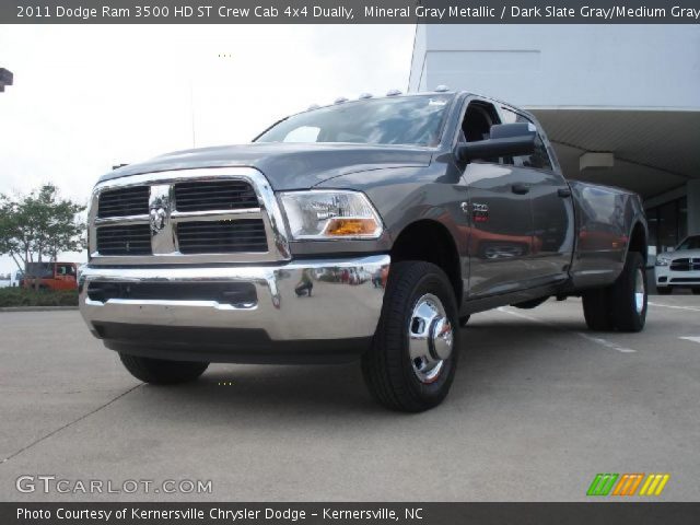 2011 Dodge Ram 3500 HD ST Crew Cab 4x4 Dually in Mineral Gray Metallic