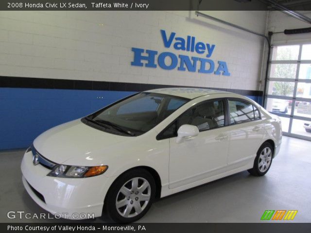 2008 Honda Civic LX Sedan in Taffeta White