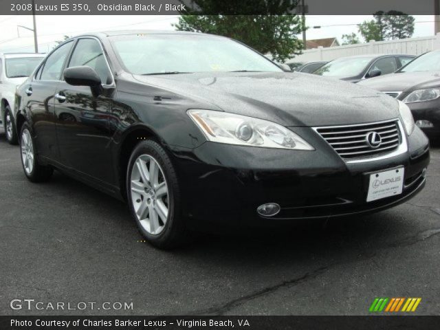 2008 Lexus ES 350 in Obsidian Black