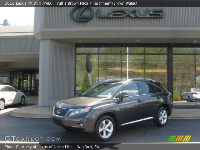 2010 Lexus RX 350 AWD in Truffle Brown Mica