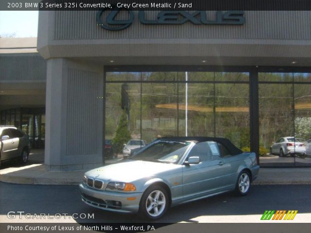 2003 BMW 3 Series 325i Convertible in Grey Green Metallic