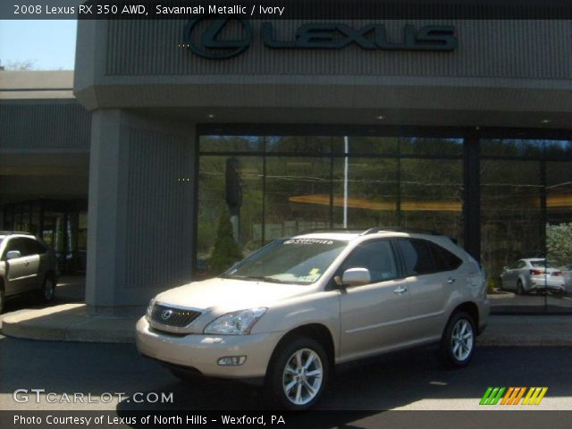 2008 Lexus RX 350 AWD in Savannah Metallic