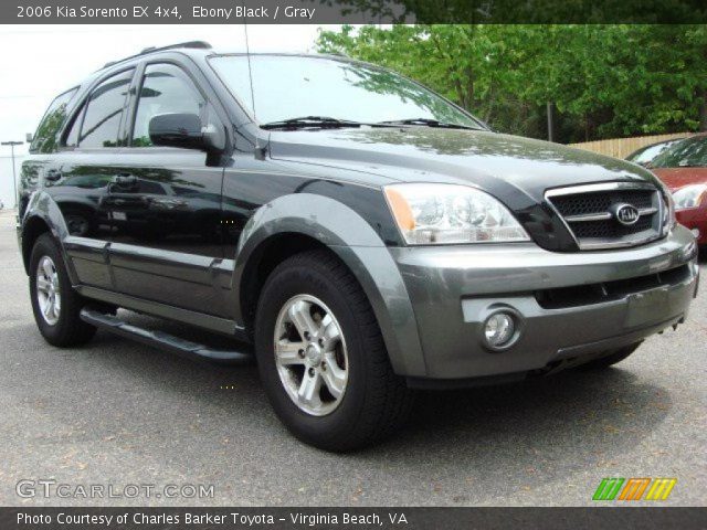 2006 Kia Sorento EX 4x4 in Ebony Black