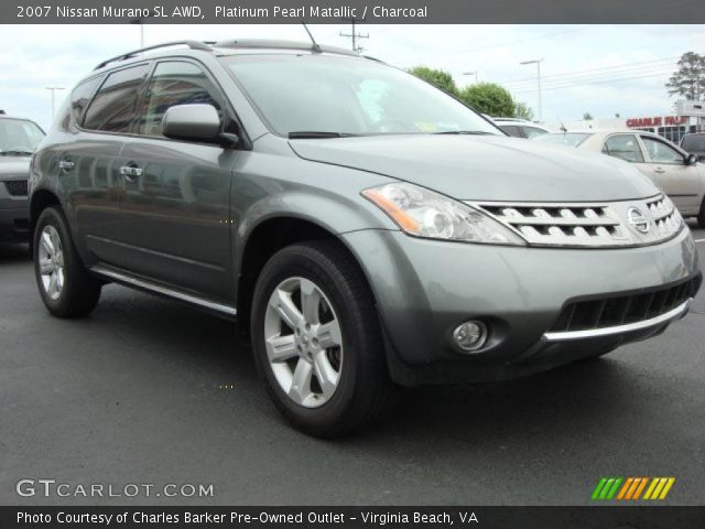 2007 Nissan Murano SL AWD in Platinum Pearl Matallic