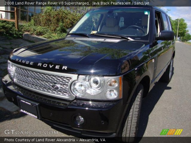2008 Land Rover Range Rover V8 Supercharged in Java Black Pearlescent