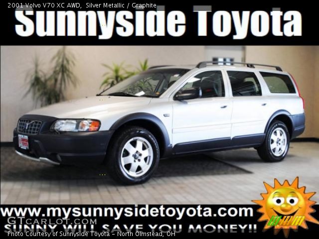 2001 Volvo V70 XC AWD in Silver Metallic