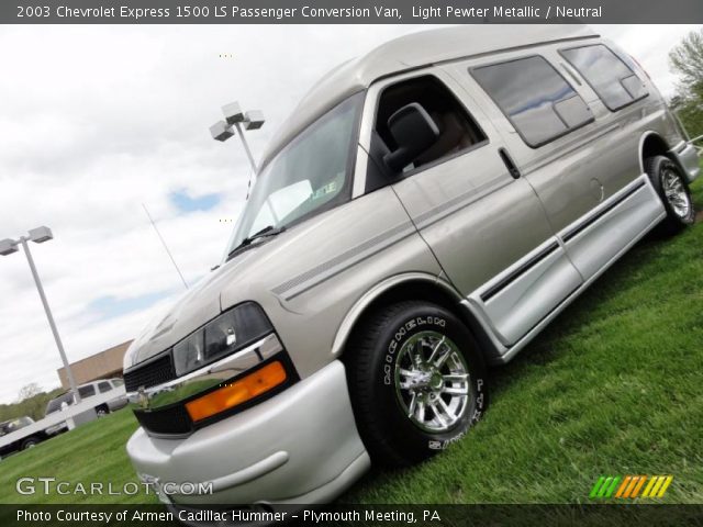 2003 Chevrolet Express 1500 LS Passenger Conversion Van in Light Pewter Metallic