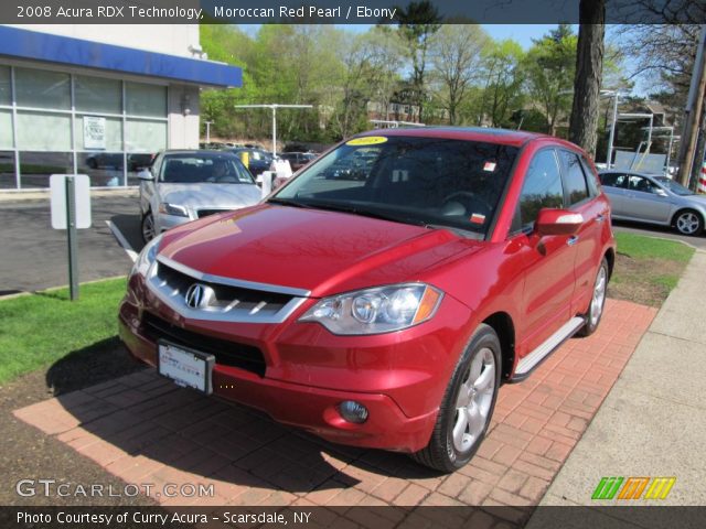 2008 Acura RDX Technology in Moroccan Red Pearl
