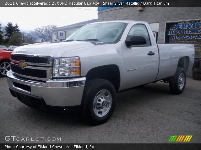 2011 Chevrolet Silverado 2500HD Regular Cab 4x4 in Sheer Silver Metallic